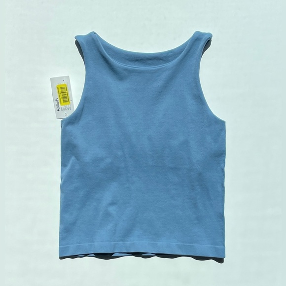 Free People Blue Intimately Clean Lines Cropped Tank - Size XS/S - Picture 2 of 7